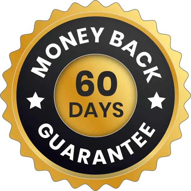 Kerassentials 60-day money-back guarantee seal